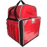 Bag Brasil Mochilas - Mochila de Entrega Térmica Reforçada com Isopor Laminado - Vermelha - 45 Litros