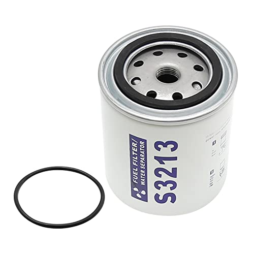 CADUFUELLY S3213 Fuel Filter Marine Oil-water Separator Oil-water Separator for Mercury Replaces 35-60494-1 S3213 18-7932-1 18-17928 35-809097 (Fuel Filter Water Separator)