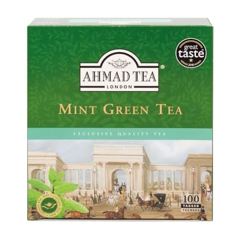 Ahmad Tea Mint Green Tea Bags Cover