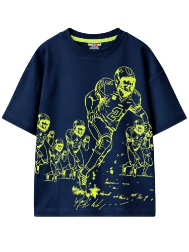 Image of Kuchipoo Boys Cotton Printed T-Shirts | Half Sleeve Round Neck | Soft & Comfortable Casual Wear for Kids | Pack of 5