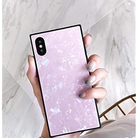 Amazon Co Jp Iphoneケース シェル スクエア ハードケース 背面ケース 背面 ケース 耐衝撃 長方形 スマホケース アイフォン アイフォンケース スクエアバンパー シェルデザイン レディース 女性 カワイイ A Tone スクエア型 四角い 四角 キラキラ きらきら クリスタル