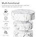Glitzhome Modern Faux Marble End Table - 18