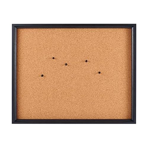 Tableau en liège mural 53x43cm cadre noir Towle Living avec punaises pour mémo et dortoir