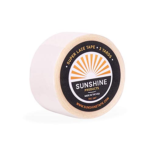 Image of Sunshine Tape | Super Lace Wig Adhesive Tape Roll | Double Sided, Medical Grade | Toupee and Wig Tape (1 inch x 3 YDS, 1 Roll - Full Price)