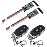 DieseRC 2 Módulos Receptores con 2 Transmisores Interruptor de