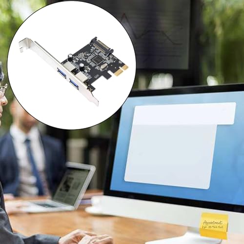 PCIE To Two Port USB3.0 Card PCIExpress To USB3.0 Expansion Upgraded For Desktop Computer Faster Data Transfer External USB Port - Image 7