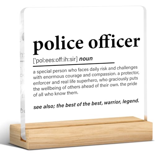 Police Gifts for Women Men, Police Officer Presents Definition Cl...