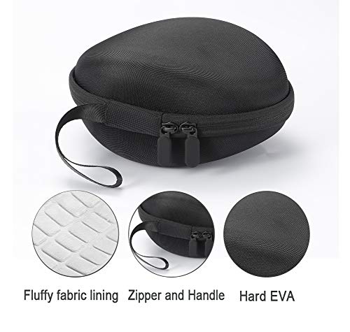 Hard Carrying Case for Skullcandy Crusher, Skullcandy Hesh 3 Bluetooth Wireless Over-Ear Headphones, Travel Carrying Storage Bag - Black