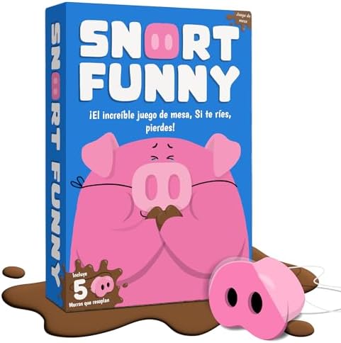 Lucky Egg Snort Funny - Juego De Mesa - Si Te Ríes, Pierdes - con...