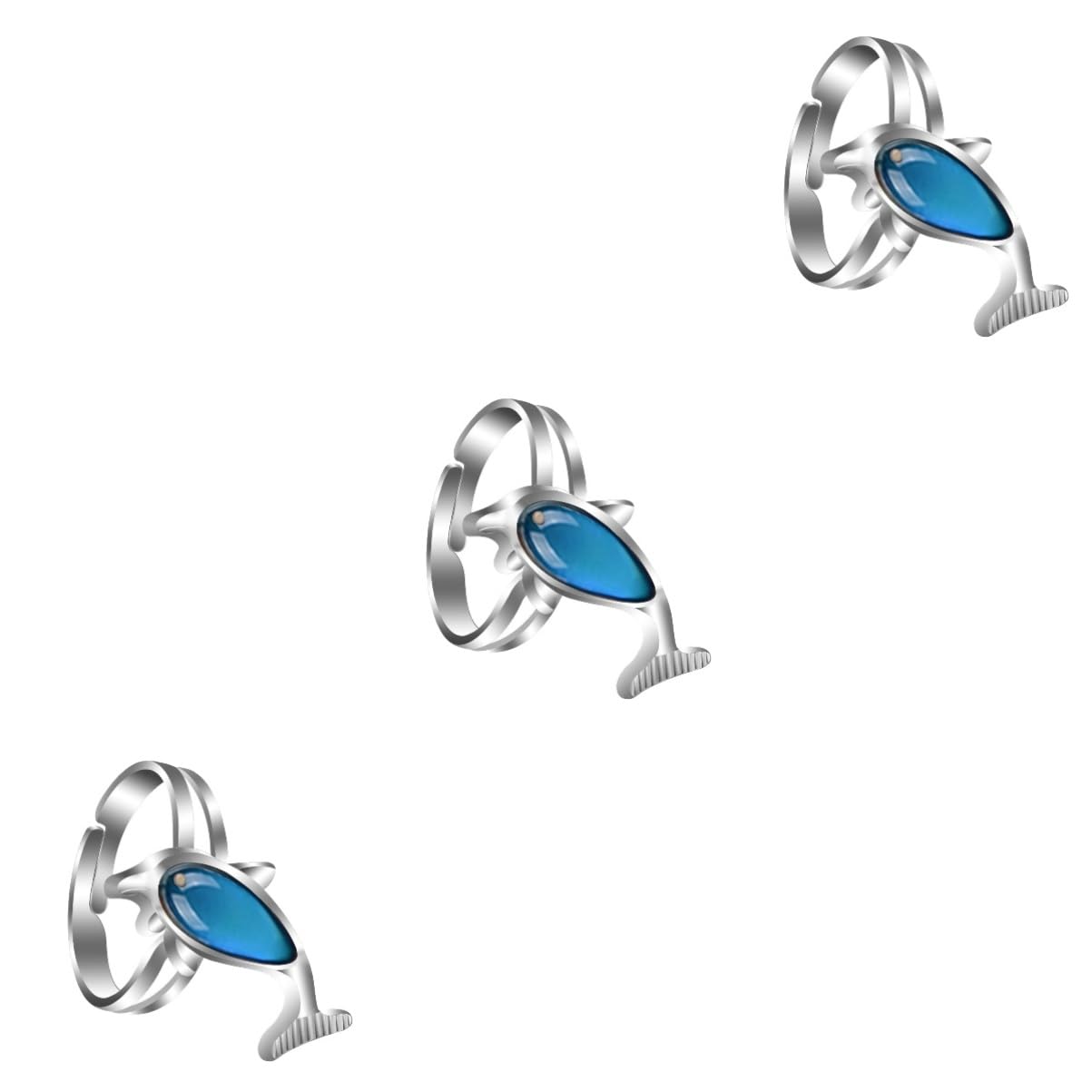 Bague dauphin réglable pour en finir avec les problèmes de taille - 8