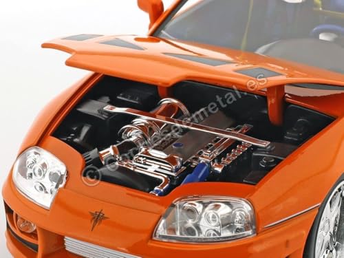 Jada Toys Brian y Toyota Supra 1995 1:18 miniatura 6