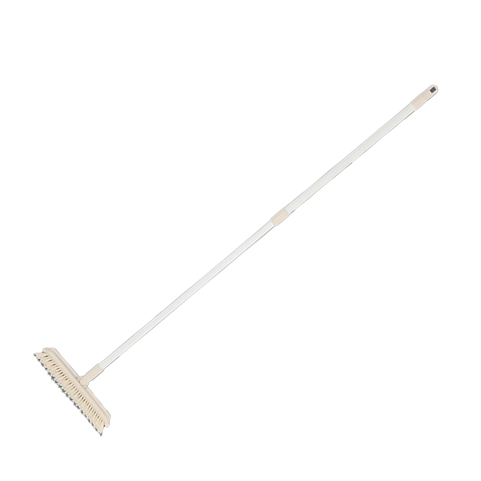Haofy Spazzola per Pavimenti Estensibile con Setole Rigide e Durevoli Pulizia Accurata Nella Vasca da Bagno e Nella Doccia, 50 X 11 Pollici (crema)