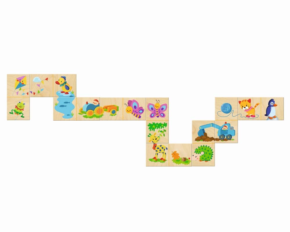 Schmidt Spiele 63024 Selecta, serpente per foto, gioco in legno, 20 pezzi