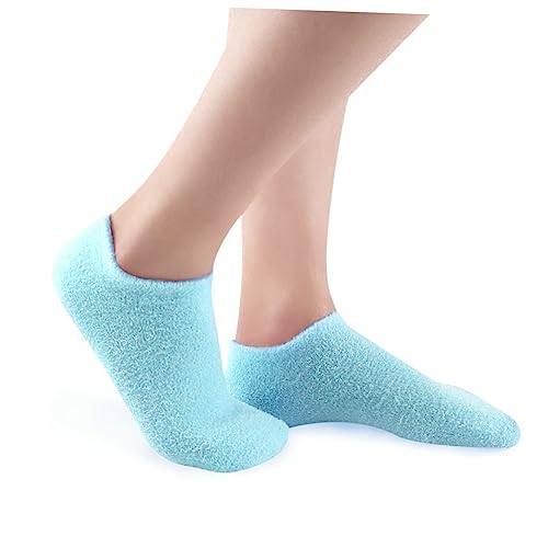 CLISPEED Calcetines Antigrietas De Gel Hidratantes Para Talones Material De Nailon Suaves Para Uso Diario