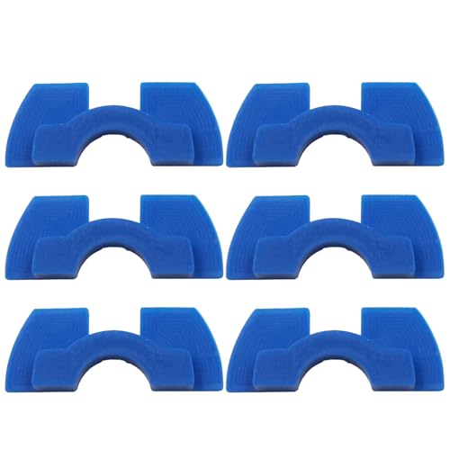 REITINGE 6 reductores de sacudidas de goma para patinete eléctrico, espaciadores de amortiguación, a prueba de sacudidas, accesorios duraderos