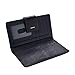 Fossil Women's Logan Leather Tab Wallet, Midnight Navy