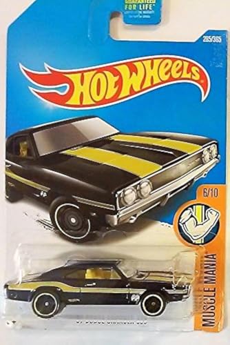 Hot Wheels Muscle Mania 1969 Dodge Charger 500 Negro miniatura 1
