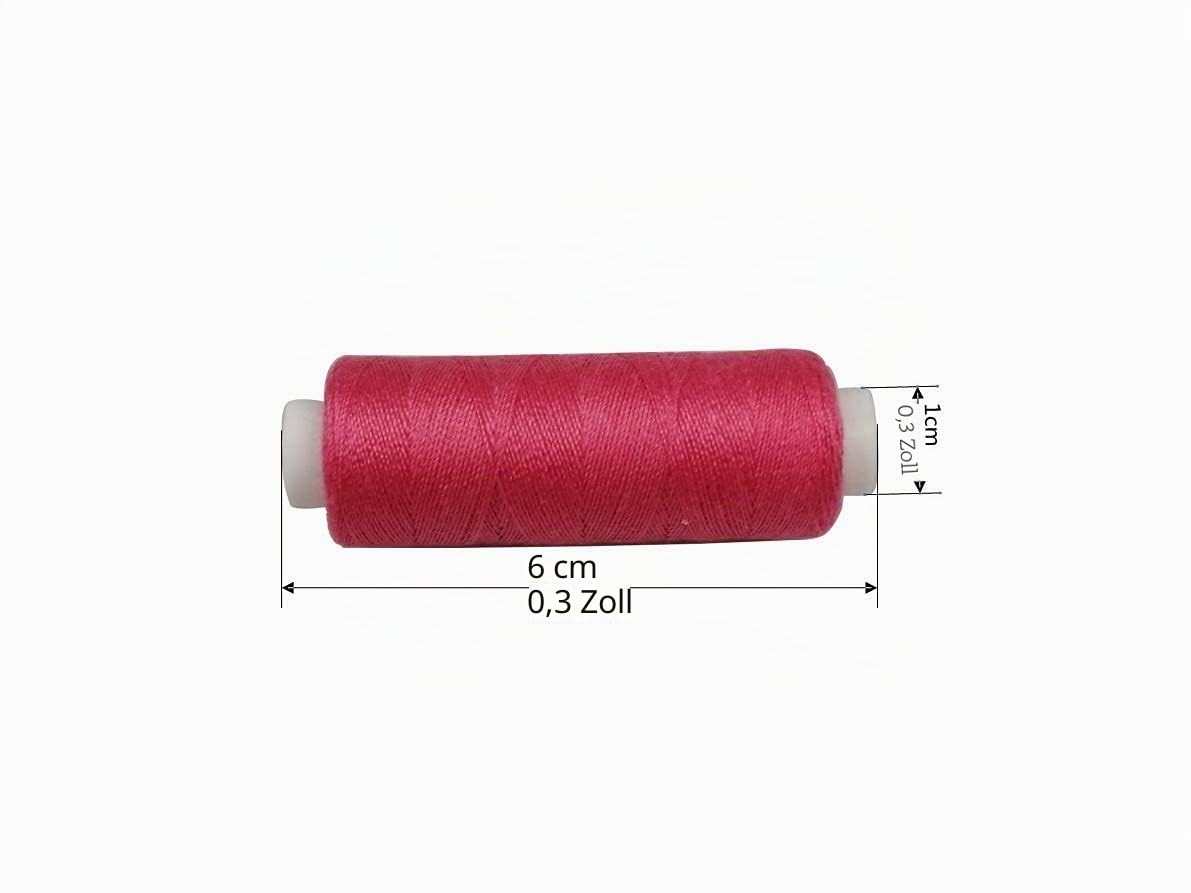 Nähgarn, 100 Farben, 40S/2, 230 Meter pro Spule, 3 Farbsets (100 Farben mit Aufbewahrungsbox)
