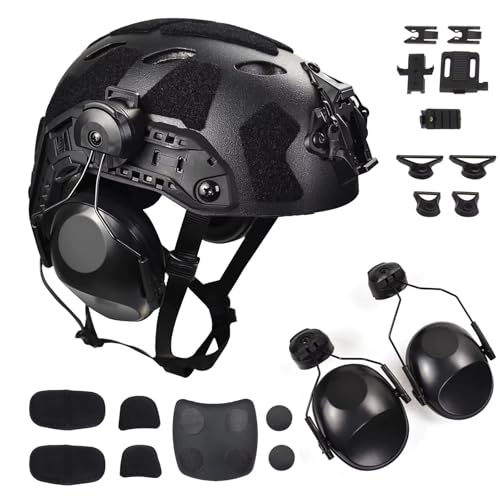 Casque tactique Fast Airsoft avec protection auditive contre les détonations
