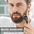 Naland Beard Growth Kit - Beard Kit for Men with Beard Growth Oil (2oz), Beard Balm, Beard Comb, Massager for Spot/Patchy Beard - Christmas, Anniversary, Birthday for Men, Dad, Husband, Boyfriend