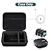 Canboc Hard Carrying Case for DYMO LetraTag 200B Bluetooth Label Maker, Compact Bluetooth Wireless Label Printer Bag fits Label Tapes and Batteries, Black