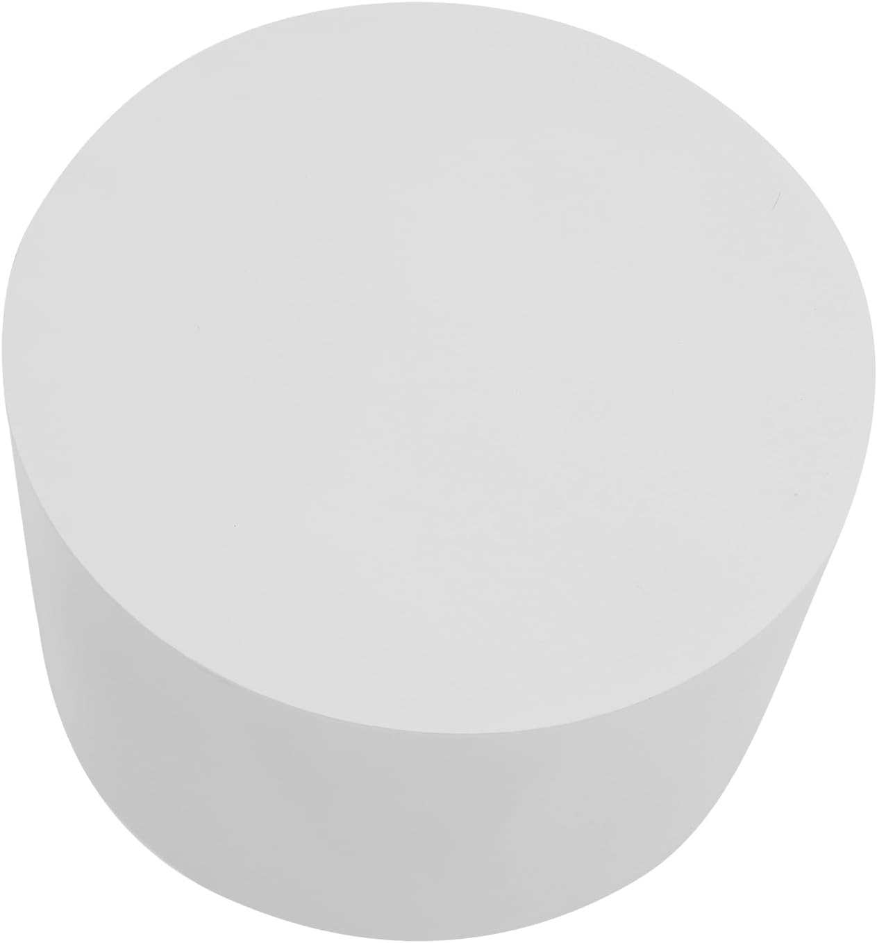 White Pedestal Stand for Display, Round Mannequin Display Pedestal Stand 220LBS Capacity Cylinder Stand for Clothing Store, Bridal Shop, Exhibitions, Comic-Con (White, 19.7” x 11.8”)