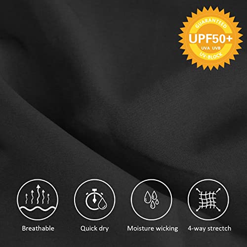 Baleaf Men's 7" Casual Shorts For Summer Elastic Waist Quick Dry Lightweight Short With Cargo Hiking Fishing Black Size L #TOP3