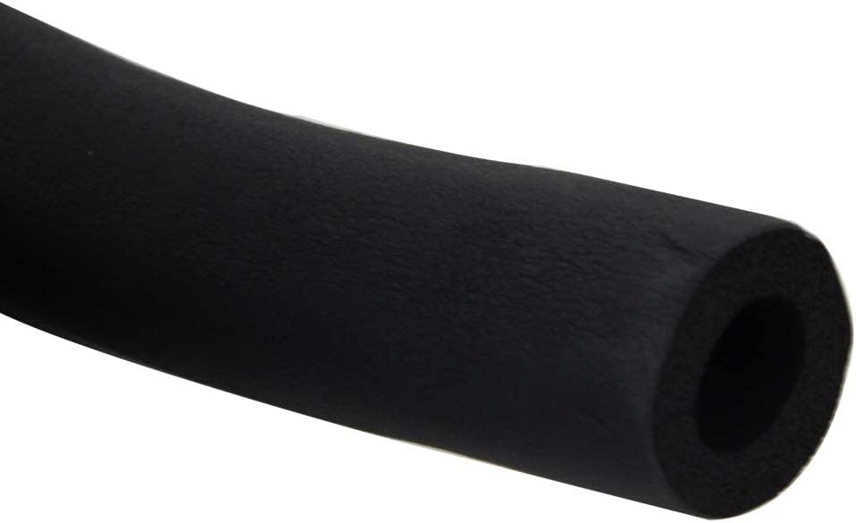 Bettomshin 1 PCS Foam Hose 0.62 inches x 0.35 inches(IDT) Air Conditioner Heat Insulation Pipe Black 5.9 Foot Length