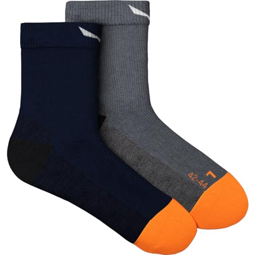 SALEWA Mtn Trn Am M Qrt, Hiking Socks Uomo, Navy Blazer, 45-47