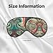 Not All Who Wander are Lost Print Sleep Mask Silk-Like Eye Mask Sleeping Eye Mask for Women Men for Travel Sleep Relaxation