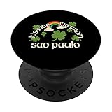 Kiss Me Shamrock - City St. Patrick's Day Sao Paulo PopSockets Swappable PopGrip