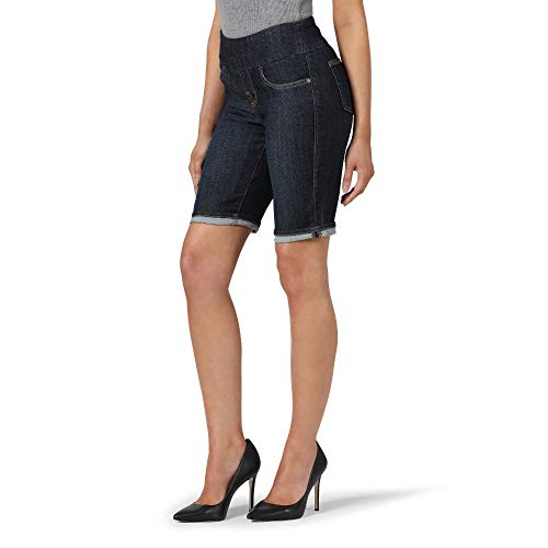 Rock & Republic Womens Denim Rx Fever Stretch 10" Bermuda Shorts, Resident Hottie-Rinse, 10 Us #TOP3