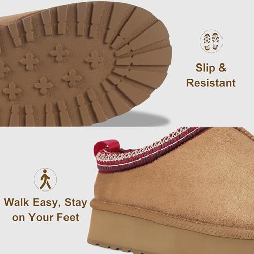 Forfoot Slippers for Women, House Slippers Snow Boots for Women Platform Boots Slipper Ankle Boots