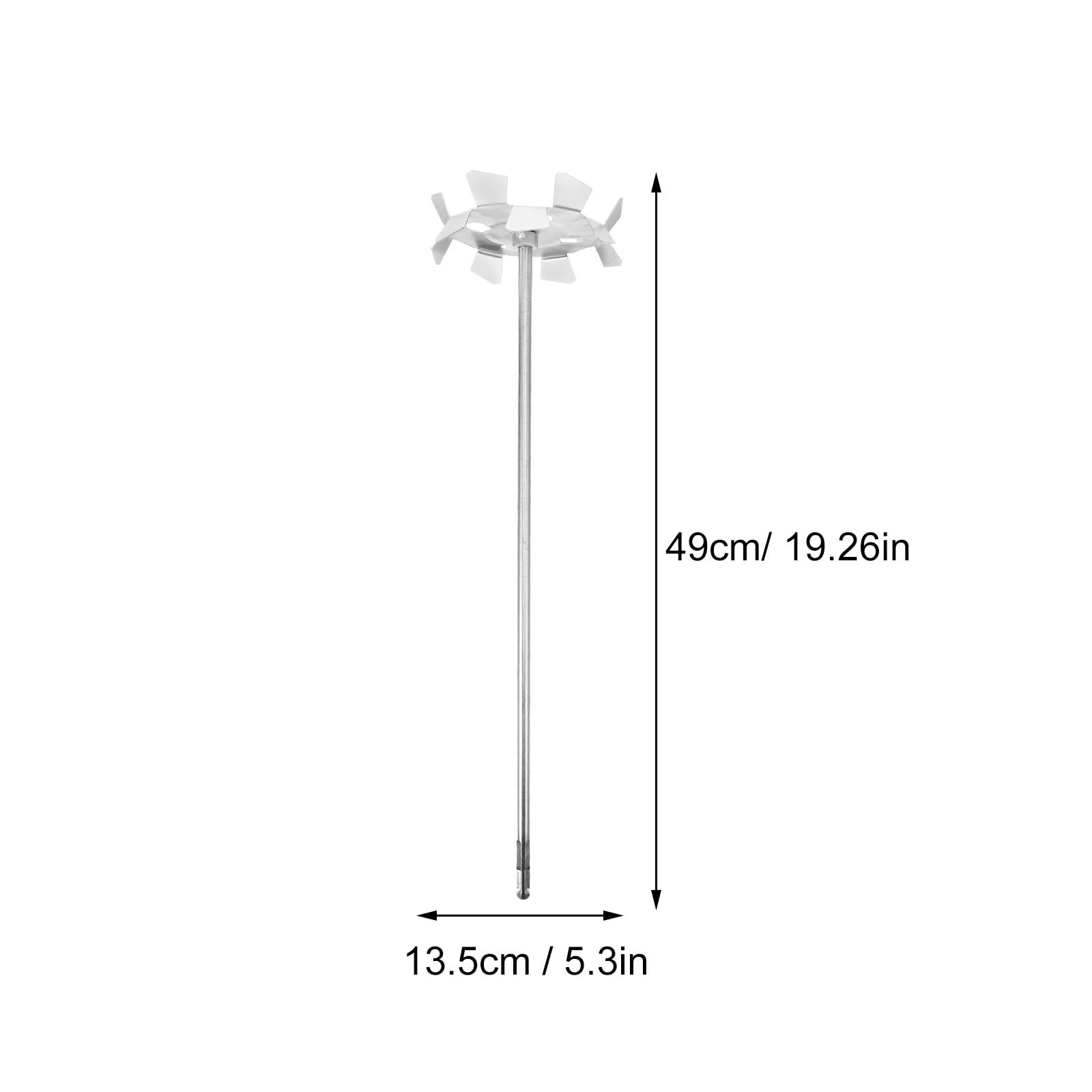 Hemobllo Mélangeur à Plâtre Agitateur Métallique pour Perceuse Tige de Mélange Rapide Outil de Chantier pour Ciment et Enduit Professionnel