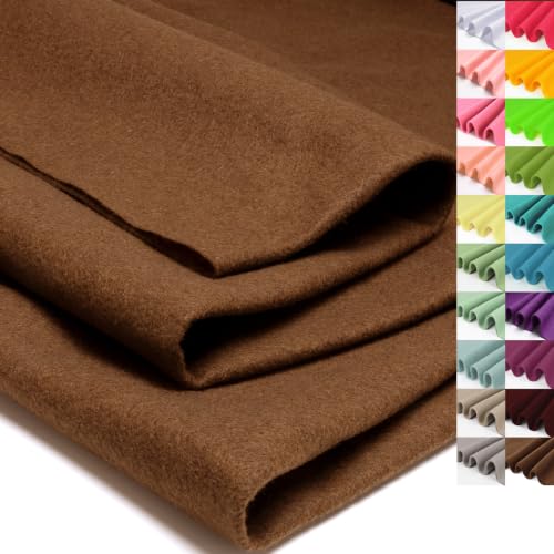 Image of XSEINO Soft Felt Fabric, Large Single Piece, 36x72 Inch, 1.4mm Thick Terracotta Nonwoven Felt for DIY Crafts, Sewing and Patchwork