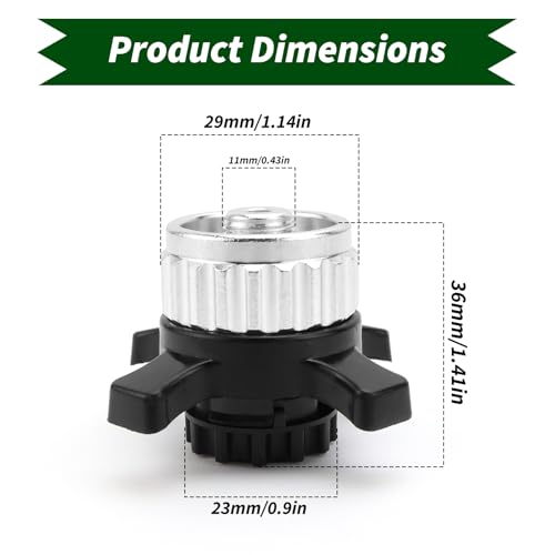 Rierousy Ventilkartuschen Adapter Gaskartuschen Adapter für butan und propan gas-kartuschen mit en 417 gewinde campingkocher gas gasanschluss für Camping- & Outdoor-Kocher