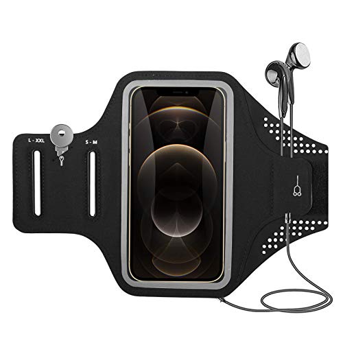 Zzj Running Armband Gym Phone Holder Compatible For Apple Iphone 12 11 Pro Maxnokia G10 3.4 Xiaomi Mi 11 Ultralg Phoenix 5 K51S Stylo 5 Huawei Mate 40 P40 Sony Xperia 10 5 1 Iii (Black) #TOP1