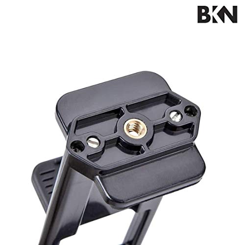 Image of BKN 1 /4'' Thread 2in1 Tripod Mount Phone Tablet Holder Clip for Mobile Phone & Tablet- Dual Side