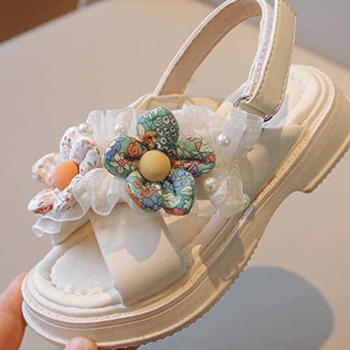 Beach Cute Flower Girls Non Slip Beach Shoes Girl Sandals Princess Children Soft Shoes Size 5 Toddler Girl Sandals 5