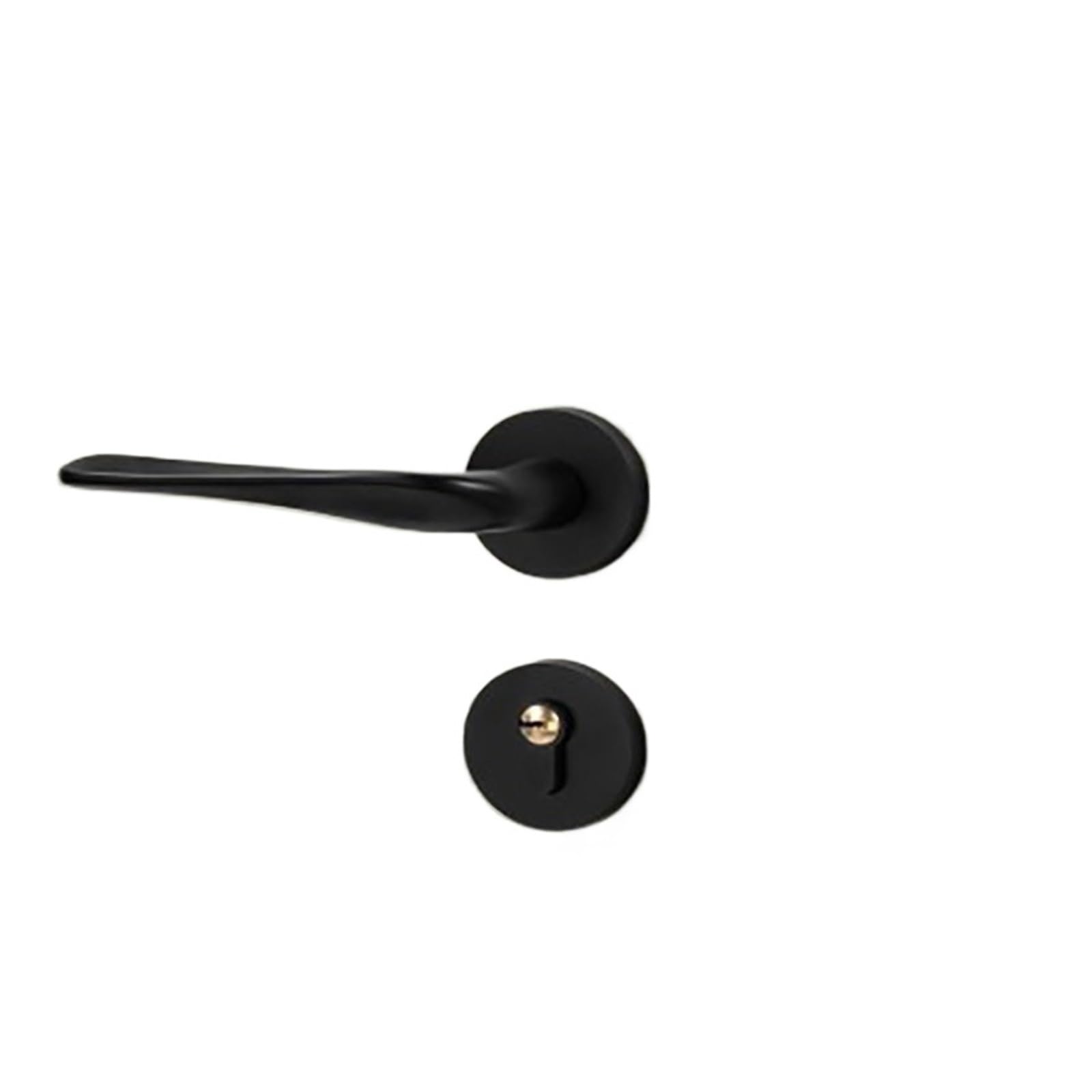 NYRXRYTCA Style Bedroom Door Lock Indoor Modern Room Door Lock Simple Split Door Lock Silent Set Home(Yahei)