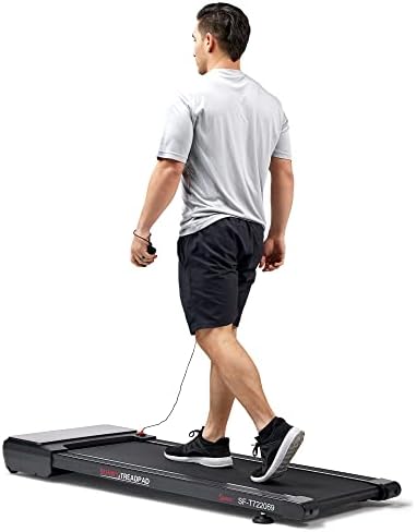 Sunny Health & Fitness Treadpad Pacer Dual Mode Walking/Running Treadmill with 6-Level Auto Incline, Remote Control & Exclusive SunnyFit App Enhanced Bluetooth Connectivity