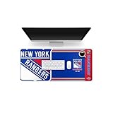 FOCO NHL Official Established Primary Logo Wordmark Home Office Desk Pad Mouse Pad Mat 35' x 16' (New York...