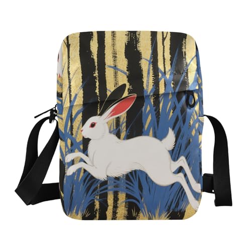 cute messenger bag shoulder bags women's crossbody handbags Adjustable Strap for outdoor sports outdoor sports- Long Leg Rabbit Japanese