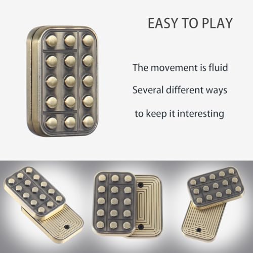 Image of Fidget Toys Adults Metal Fidget Slider Magnetic EDC Haptic Fidget Toys for Adults