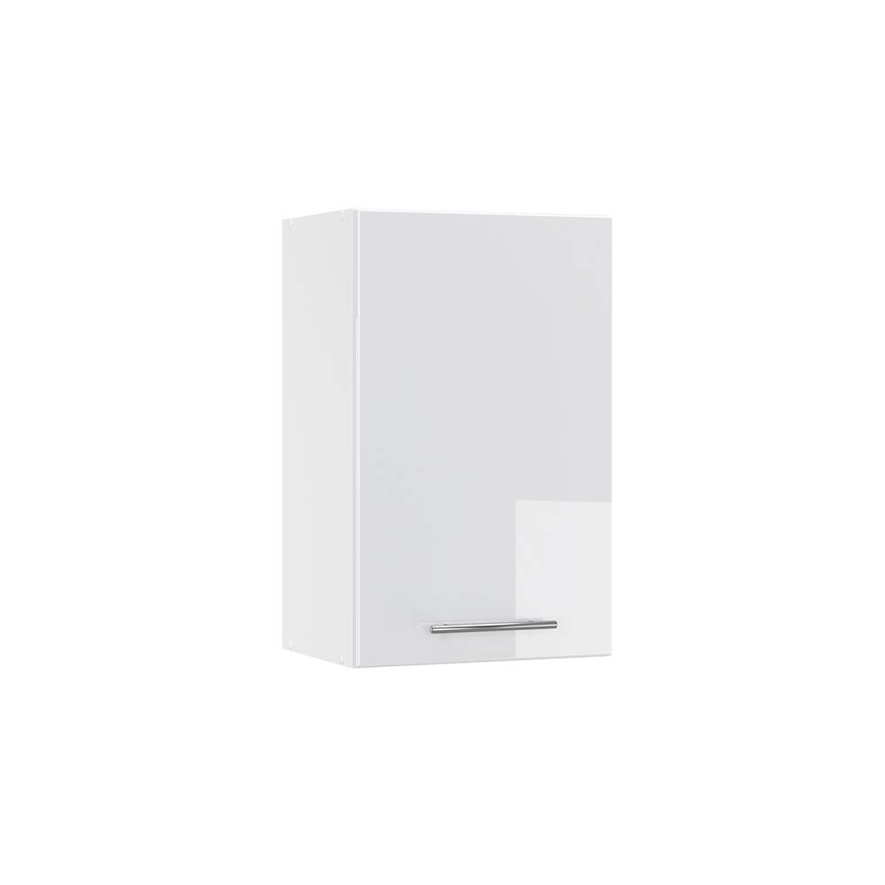 Vicco Badschrank Fame-Line, Weiß Hochglanz, 45 x 72 cm, wandhängend zur Aufbewahrung von Badezimmerutensilien