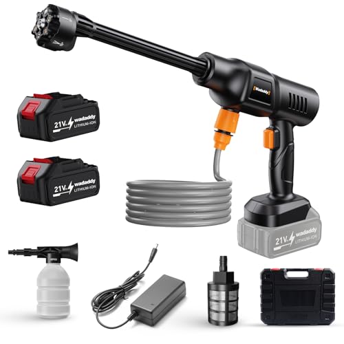 Wadaddy Portable Pressure Washer, 900PSI Cordless...