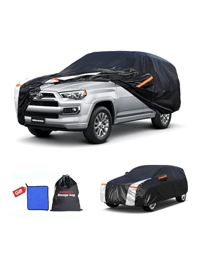 Toyota 4Runner Car Cover 100% Waterproof All Weather, Gift with