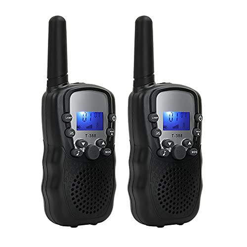 Queenser Walkie Talkie portátil para crianças Rádios de 2 vias 3KM interativo educacional de longo a