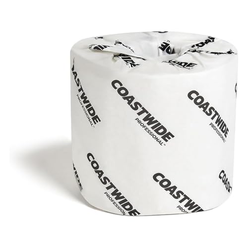 Image of Coastwide Professional Recycled Toilet Paper, 2-ply, White, 360 Sheets /Roll, 48 Rolls /Case