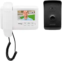 Vídeo Porteiro com Monofone e Visão Noturna IVR 1010 Branco Intelbras